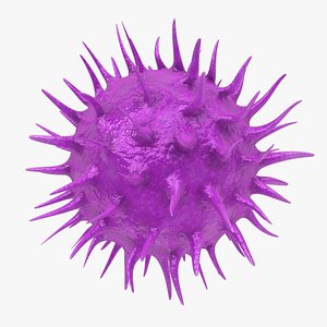 virus 03 purple 3d model