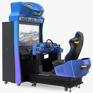 Storm Racer G Motion Deluxe Driving Arcade Machine Active model