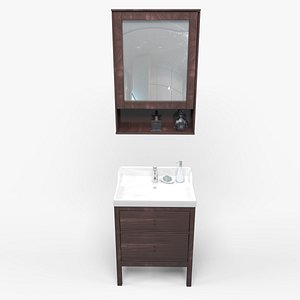 3d model bathroom basin