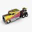 jet truck 3d model