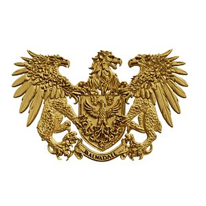 3D Coat of arms decorative - 01 model