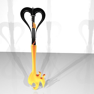 3d keyblade key blade model