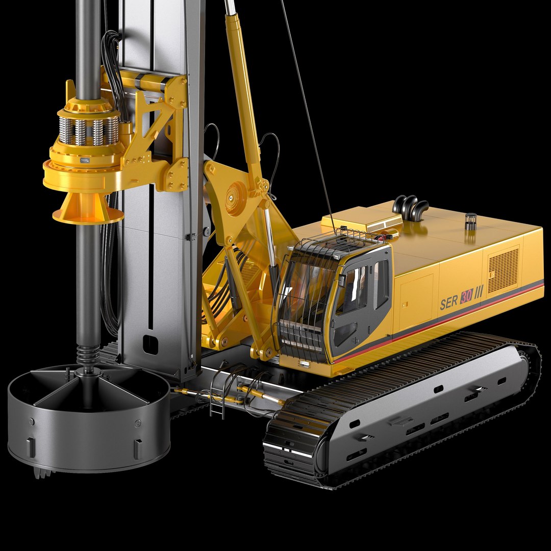 3d Rotary Drilling Rig Ser