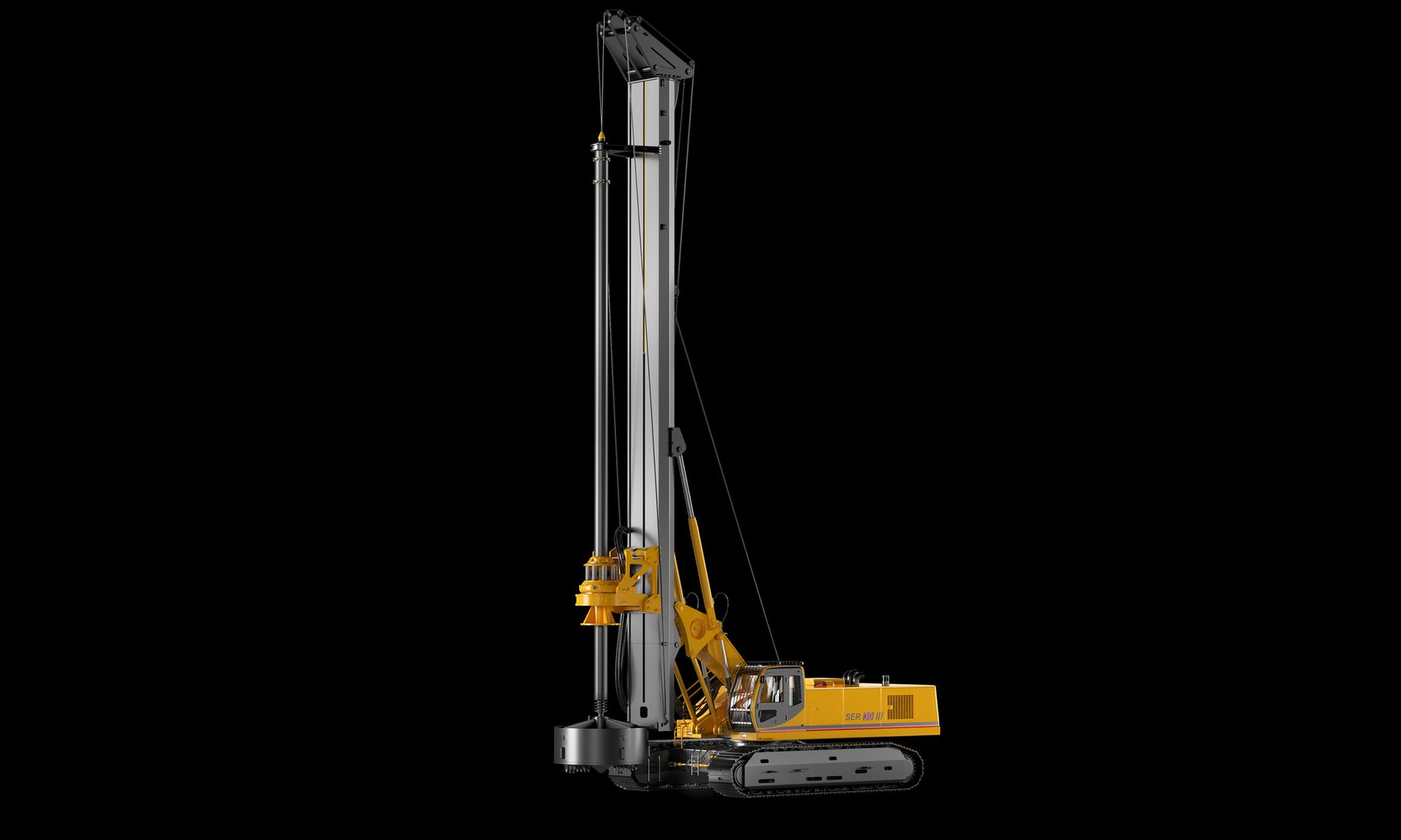 3d Rotary Drilling Rig Ser