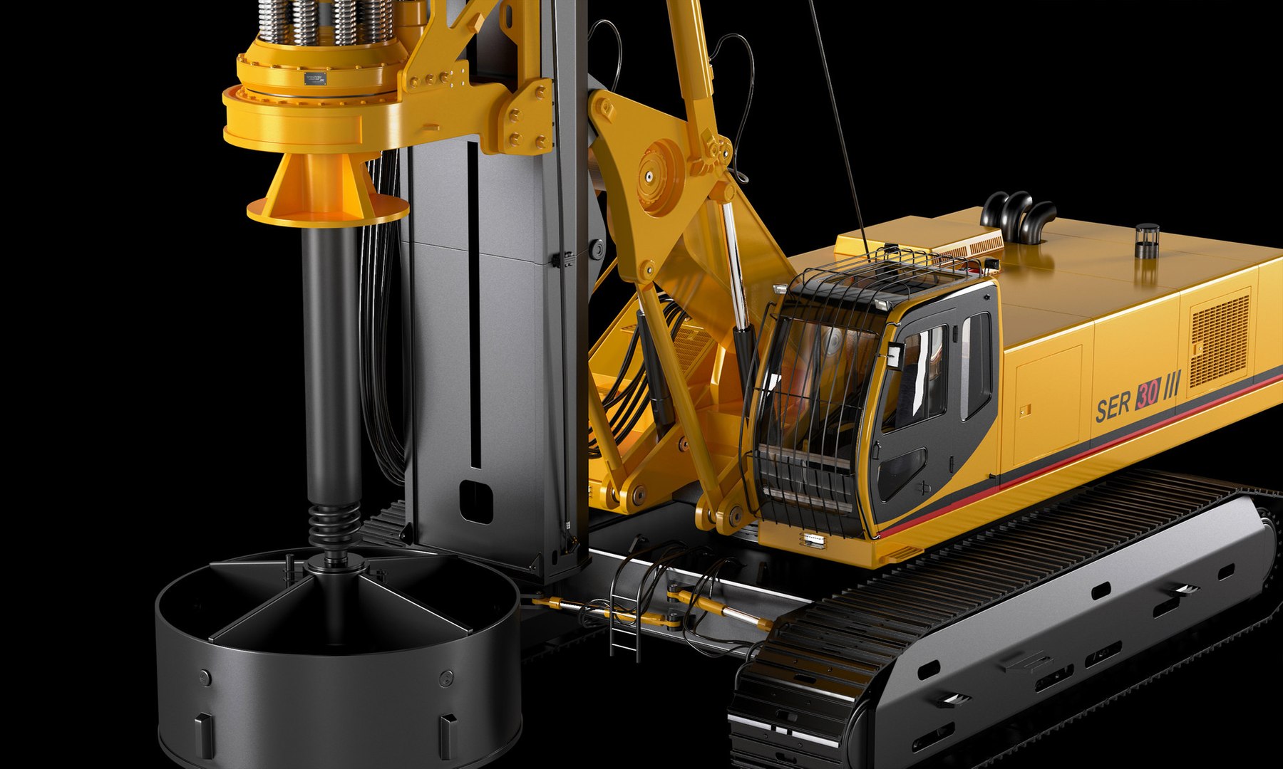 3d Rotary Drilling Rig Ser