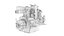 Motore Low Poly Burh 48 con texture PBR