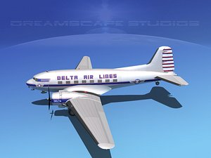 Douglas DC-3 Delta Airlines