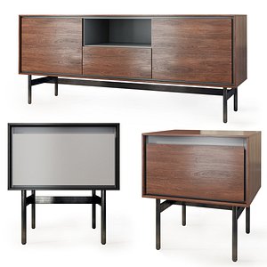 3D model Tvstand nightstand Vesta by LuLu