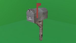 3D LETTER BOX - LOW POLY - PS1 RETRO STYLE