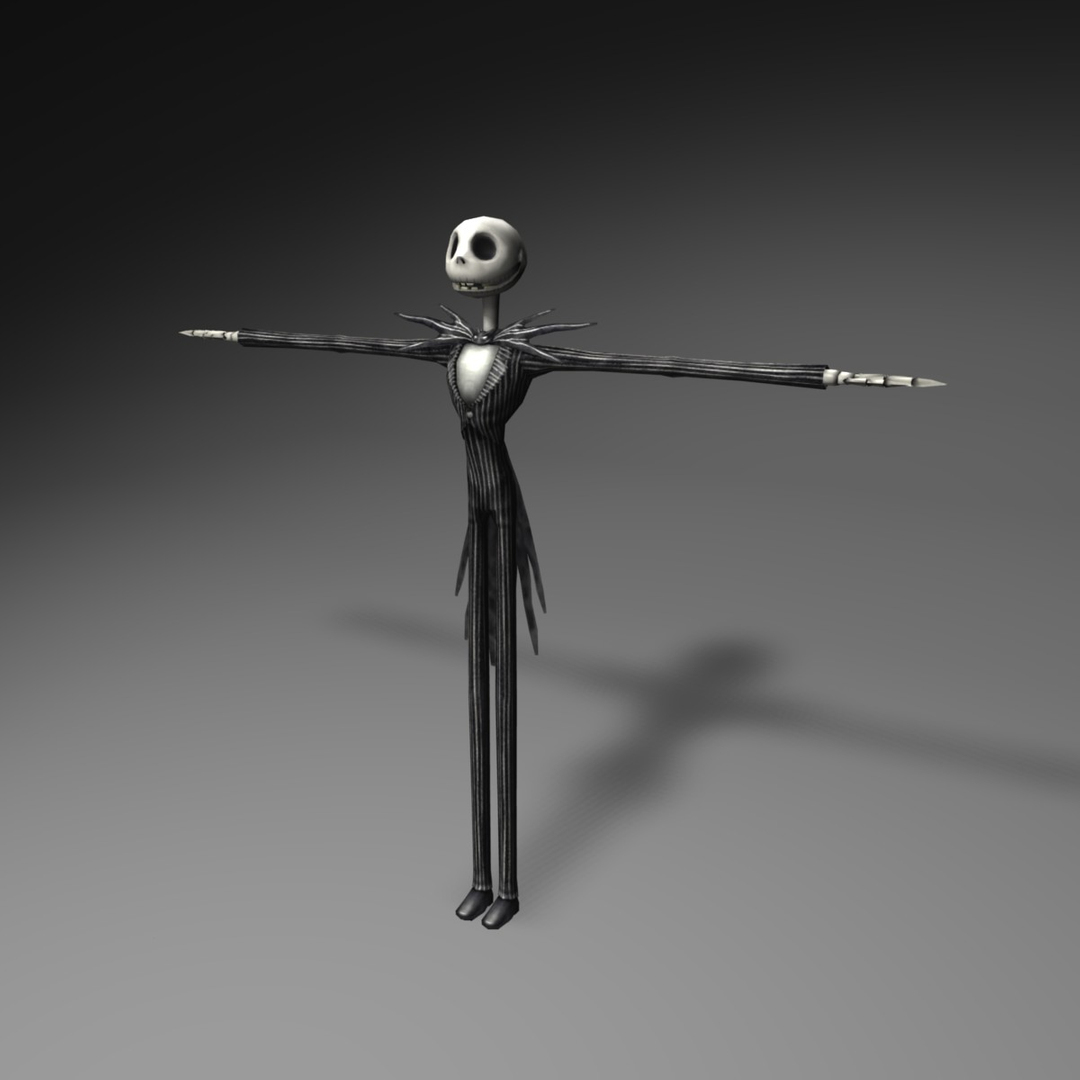 free jack skellington 3d model