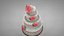 3D model wedding cake l129