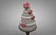 3D model wedding cake l129