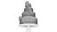 3D model wedding cake l129