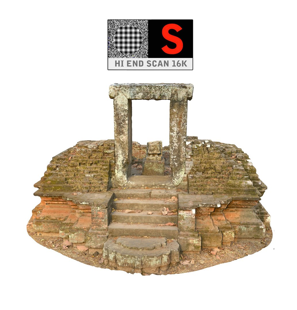 Angkor Thom Tempel 16K 3D-Modell - TurboSquid 1019239