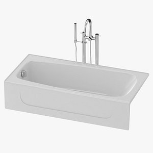 bath tub cast 3D model