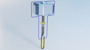 3D Thors Mjolnir Hammer