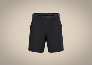 Elastic Waist Men Chino Shorts