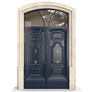 3D model Entrance classic door 141