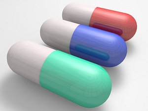 3D pill model