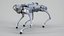 Perro robot Unitree Go1 gris con rigging PBR