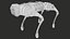 Perro robot Unitree Go1 gris con rigging PBR