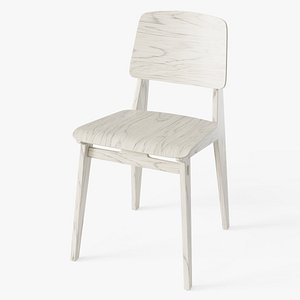 Chaise Tout Bois Light - Modern PBR Wooden Chair
