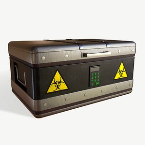 3D Sci-Fi Container model
