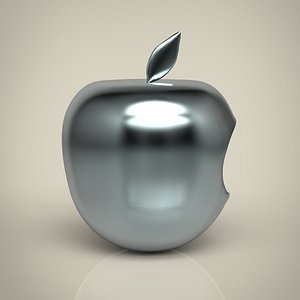 silver apple 3D