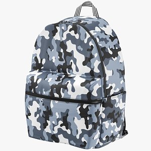 3D model Camo Backpack