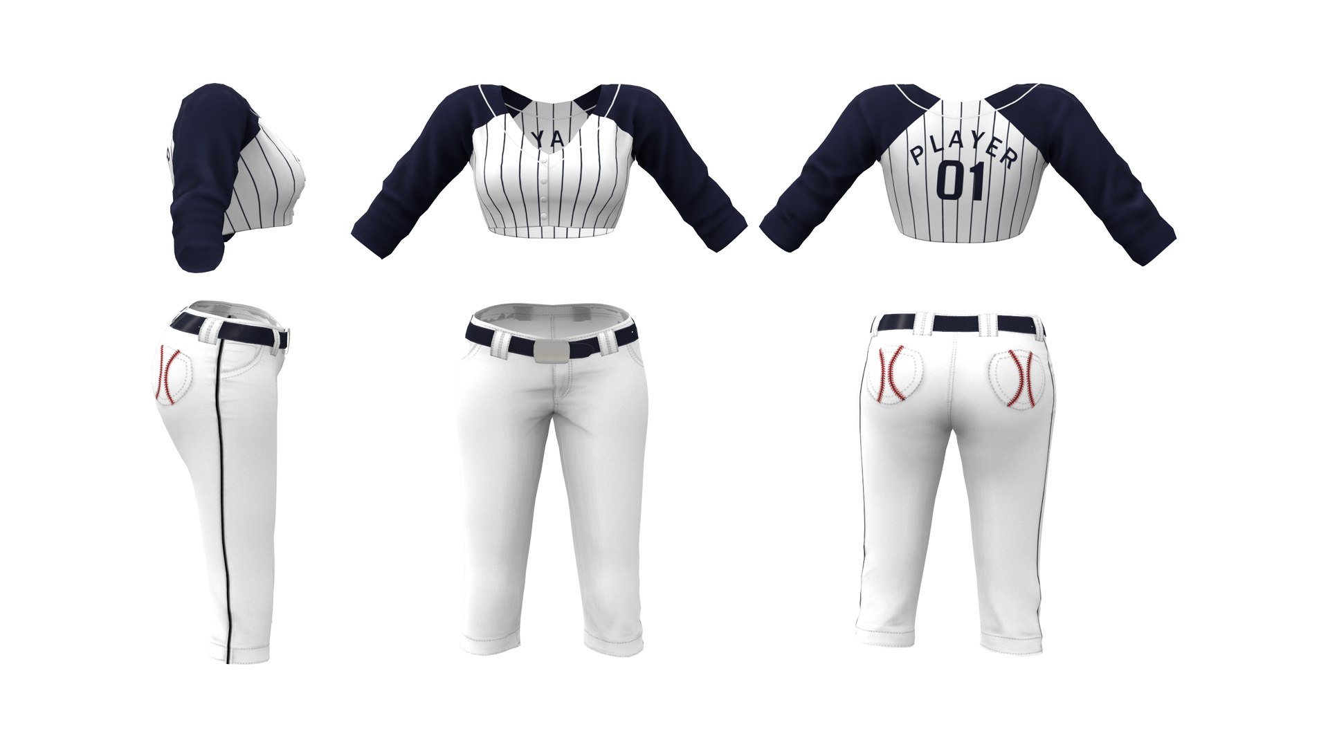 Baseball Outfit Womens