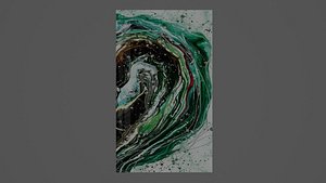 painting art picture 3D model