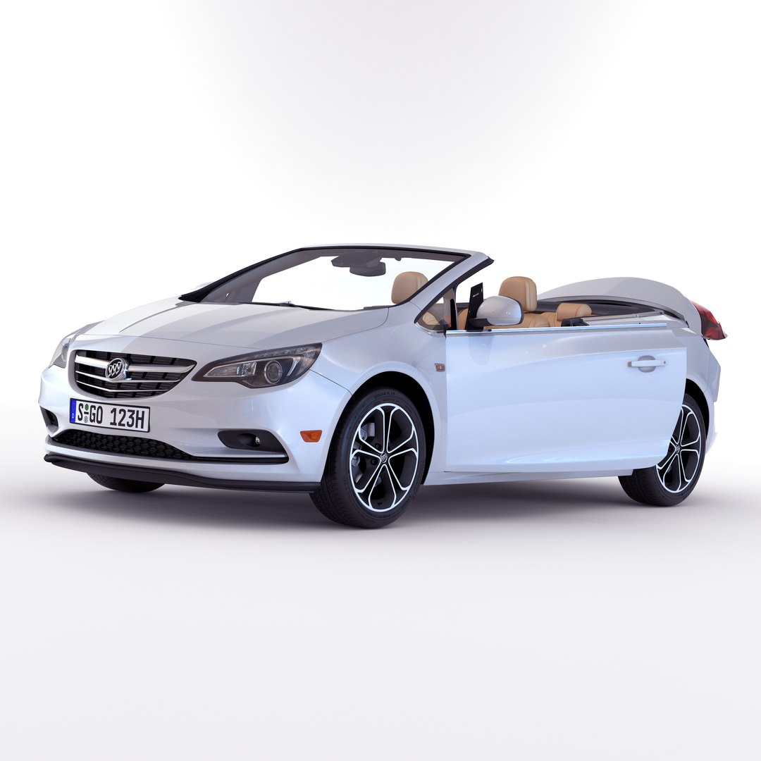 Buick Cascada 2016 Rigged 3D model preview