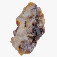 Amethyst With Citrine Fluorite 03