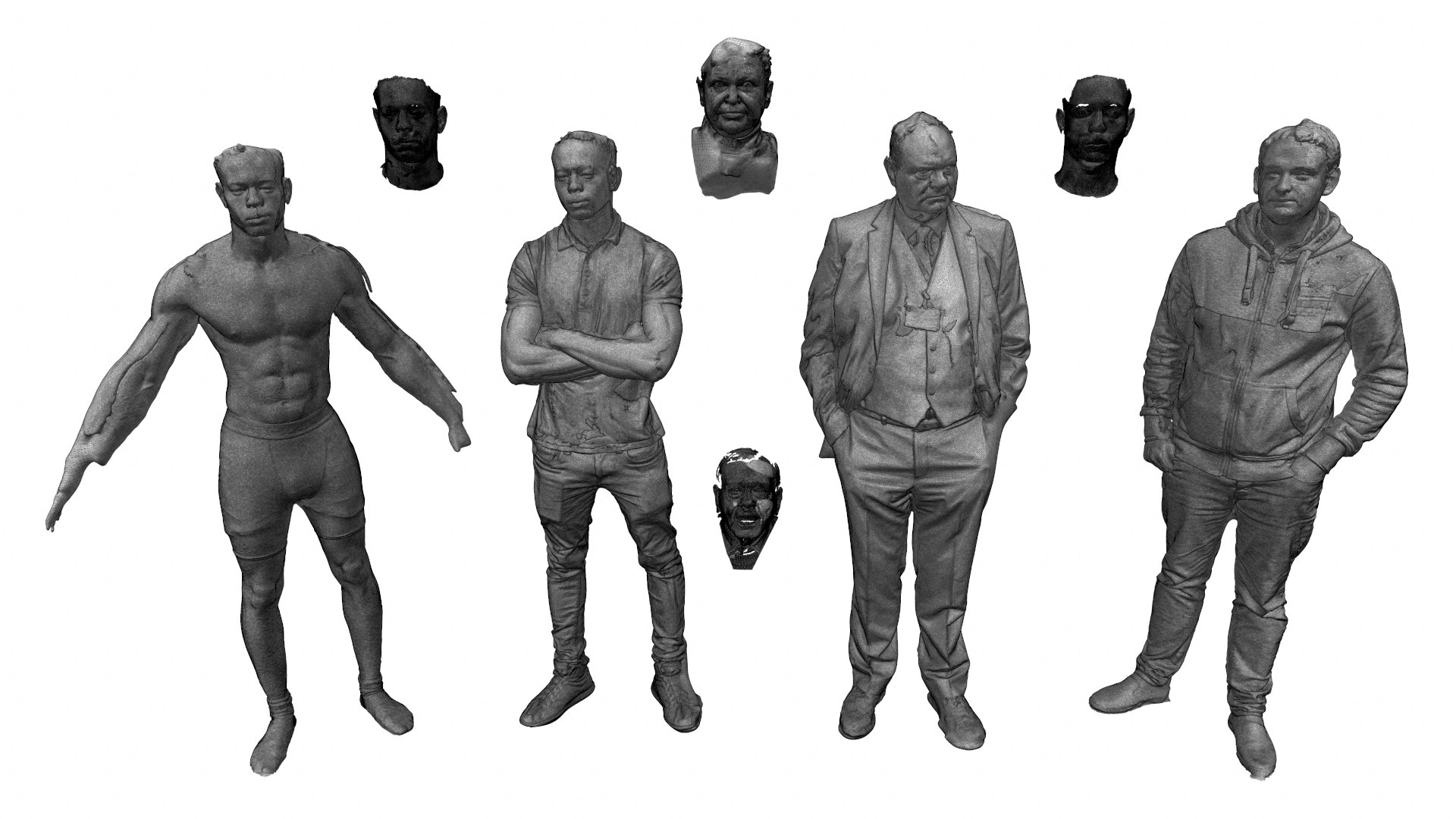 Human Body Scan Data 3D Model TurboSquid 1455362