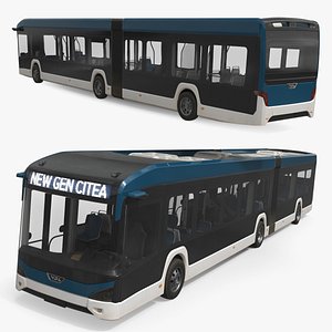 VDL Citea Articulated Urban Transit Bus Simplified model