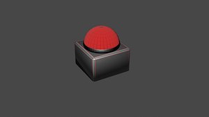 Smash Button With Texture and Animation 3D model