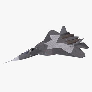 Sukhoi Su-57 Low-poly