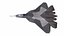 Suchoi Su-57 Low-Poly