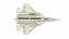 Suchoi Su-57 Low-Poly