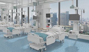 Hospital Ward 3D model