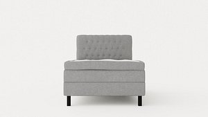 Lucky Complete Bed Package 120x200 Polyeter Diamond Bed Wave