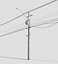 Poste elétrico de iluminação pública