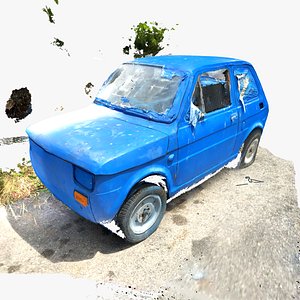Painted Polski Fiat 126p