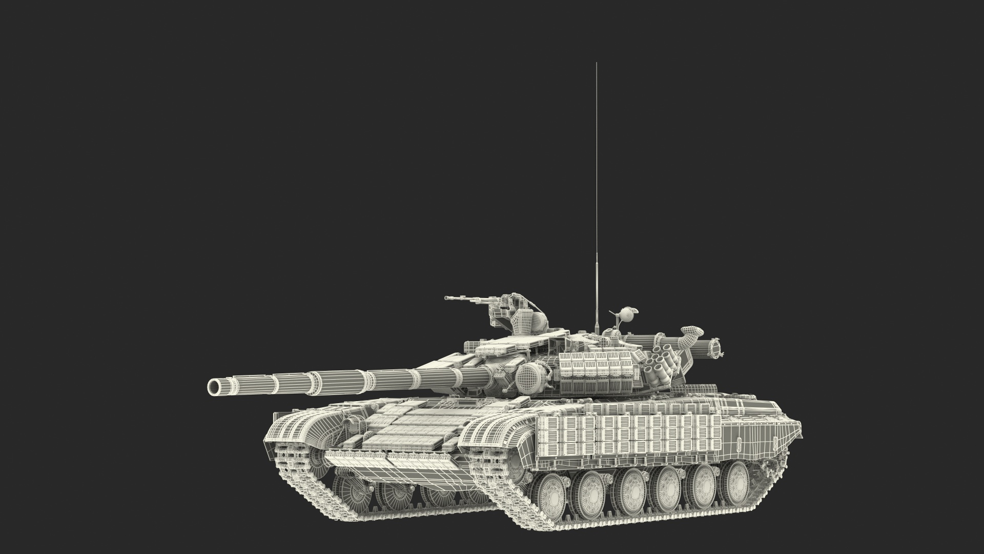 3D Main Battle Tank T-64 BV Dirty Model - TurboSquid 1980649
