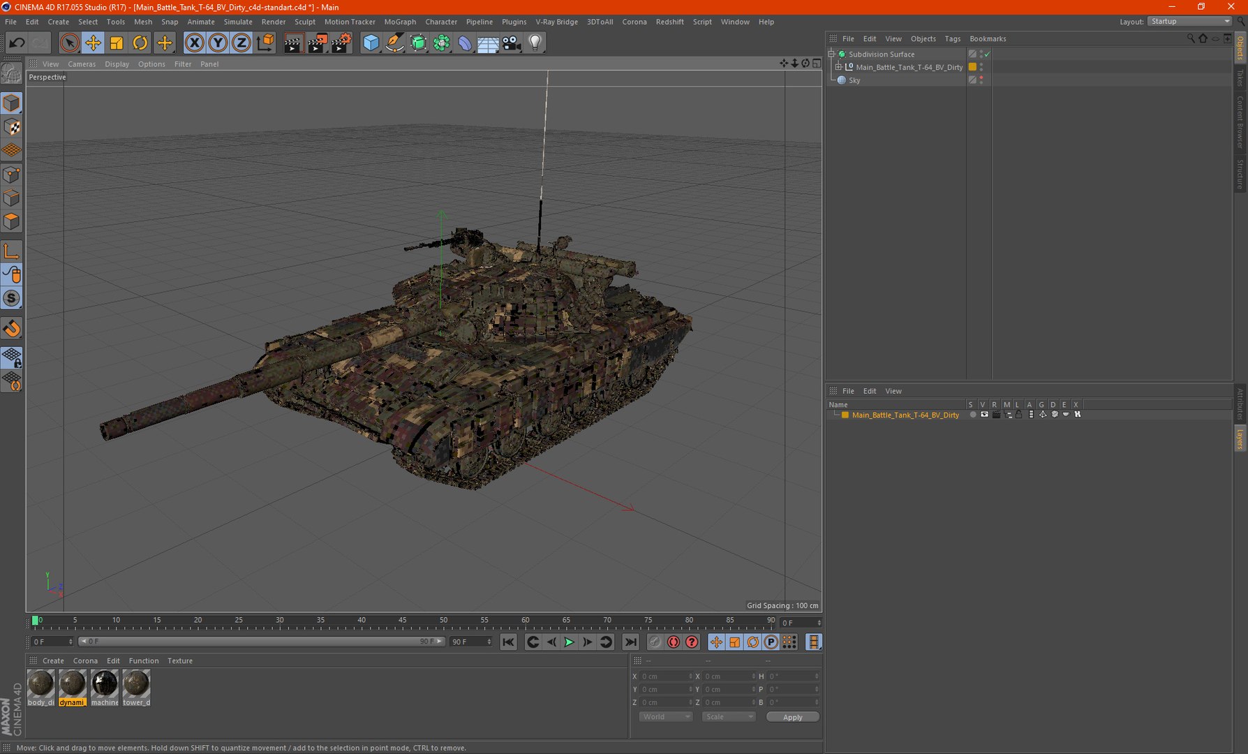 3D Main Battle Tank T-64 BV Dirty model https://p.turbosquid.com/ts-thumb/Qq/gCO7dr/c1/mainbattletankt64bvdirtyc4dmodel028/jpg/1666986199/1920x1080/fit_q87/754154d32b2da8b33393e909734793628dcaaad9/mainbattletankt64bvdirtyc4dmodel028.jpg
