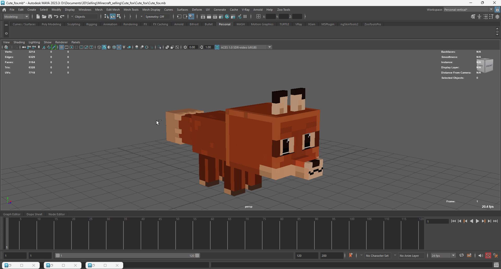 3D Minecraft Cute Fox https://p.turbosquid.com/ts-thumb/Qq/hXNvKI/SN/maya_ykb6k1c6ft/png/1760952099/1920x1080/fit_q87/a2f2e8b588ff05334adce2a54e6d369eecc929ad/maya_ykb6k1c6ft.jpg
