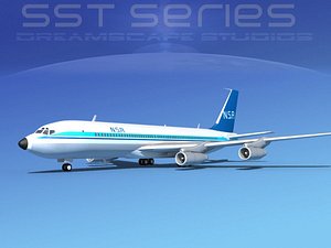 3d 707-320 boeing 707