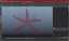 Red Starfish Lying Pose