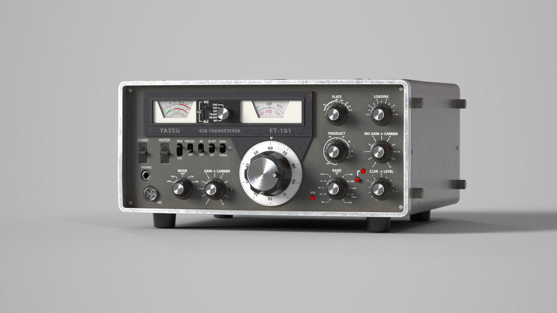 3D Model Ham Radio Transceiver - TurboSquid 2106992