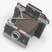 Vintage Instant Film Camera with Bellows